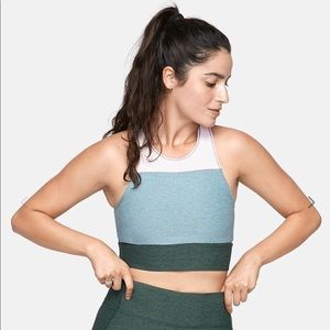 Outdoor Voices Tri-Tone Slashback Crop